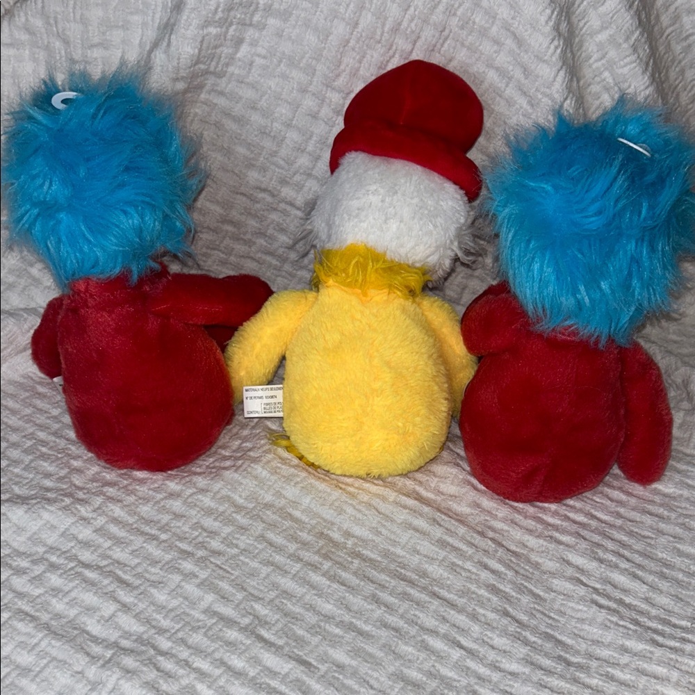 Dr. Seuss Red, Blue, and Yellow Plush Trio - Picture 16 of 16